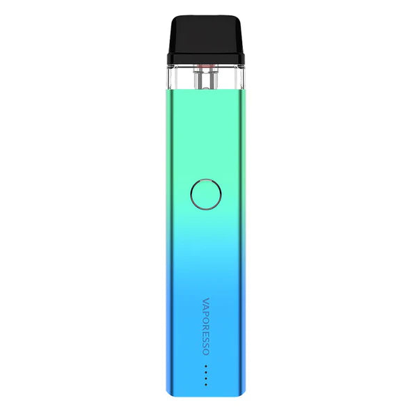 Vaporesso XROS 2 Pod Vape Kit in Zesty Lime Green – vibrant and sleek pod device with a colorful gradient finish, dual activation modes, and consistent flavor with COREX coil technology.