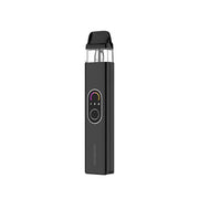 Vaporesso XROS 4 Pod Vape Kit in Black – sleek and durable pod system with a matte black finish, adjustable airflow, COREX heating tech, and smooth MTL to RDL performance.