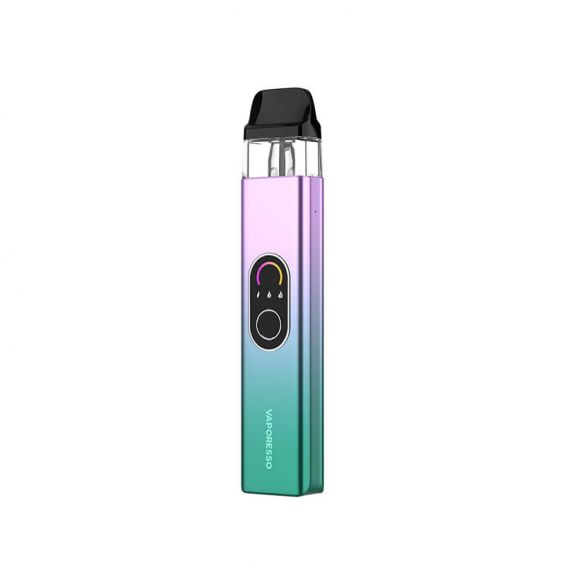 Vaporesso XROS 4 Pod Vape Kit in Pink Mint – sleek and durable pod system with a adjustable airflow, COREX heating tech, and smooth MTL to RDL performance.