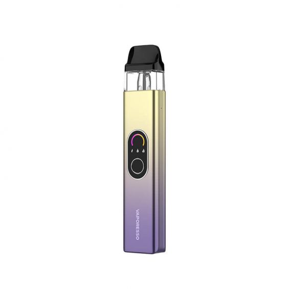 Vaporesso XROS 4 Pod Vape Kit in Sunset Neon – sleek and durable pod system with a adjustable airflow, COREX heating tech, and smooth MTL to RDL performance.