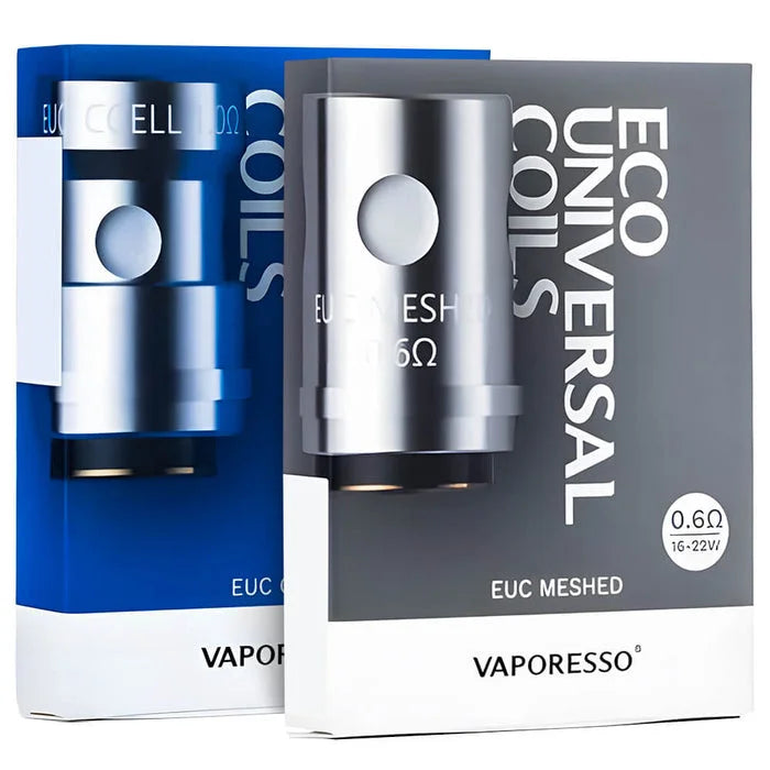 Vaporesso EUC Coils – pack of 5 replacement coils compatible with Veco and Tarot Nano vape kits.
