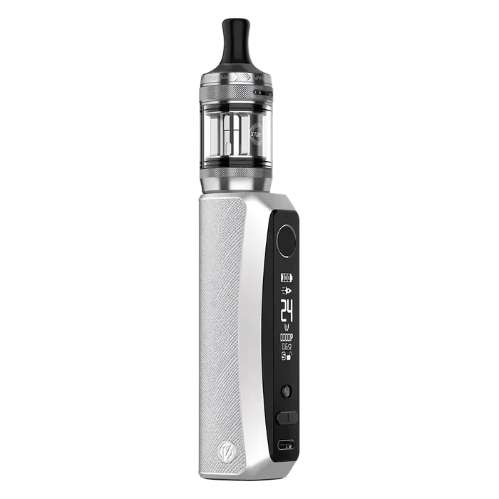Vaporesso GTX One Pro Vape Kit in Silver – 40W pod mod kit with 3000mAh built-in battery, 2ml tank capacity, and compatibility with Vaporesso GTX coils