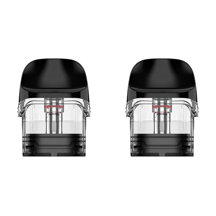 Vaporesso Luxe Q Pods – 2ml leak-proof mesh pods (0.8Ω & 1.2Ω) for Luxe Q & QS Kits, rich flavor & smooth vapor.