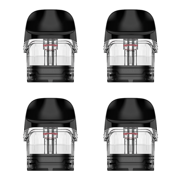 Vaporesso Luxe Q Pods – 2ml leak-proof mesh pods (0.8Ω & 1.2Ω) for Luxe Q & QS Kits, rich flavor & smooth vapor.