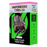 Load image into Gallery viewer, Vaporesso Luxe X Corex 2.0 Pods – 2ml leak-resistant, magnetic fit, COREX tech for better flavor &amp; longer coil life.
