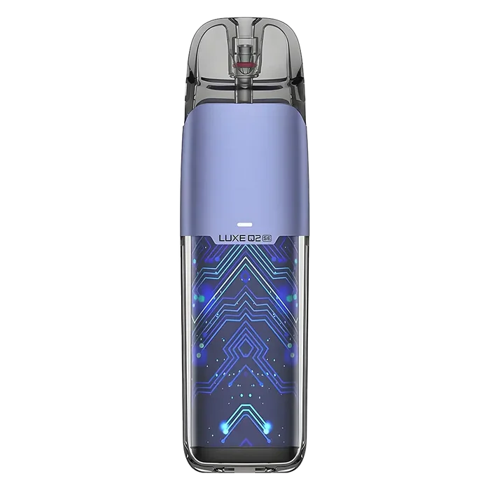 Vaporesso Luxe Q2 SE Pod Kit in Digital Blue – compact and stylish pod vape with an easy side-fill design, and COREX heating tech for rich, consistent flavor delivery.