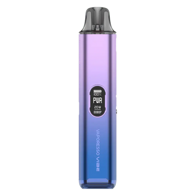 Vaporesso Vibe Pod Vape Kit in Berry Purple – sleek and minimalist vape device with smooth finish, reliable performance, and pocket-friendly design.