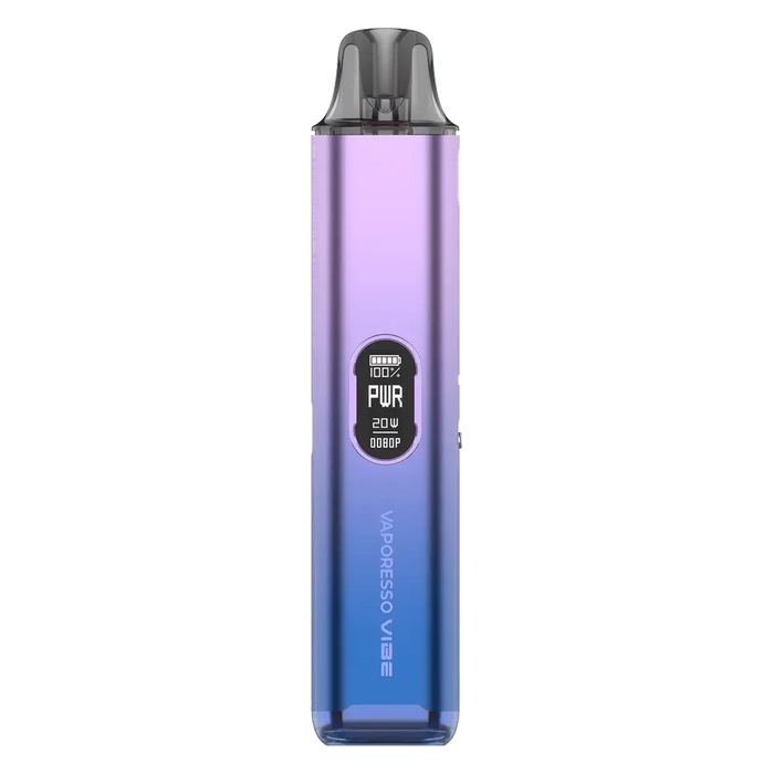 Vaporesso Vibe Pod Vape Kit in Berry Purple – sleek and minimalist vape device with smooth finish, reliable performance, and pocket-friendly design.