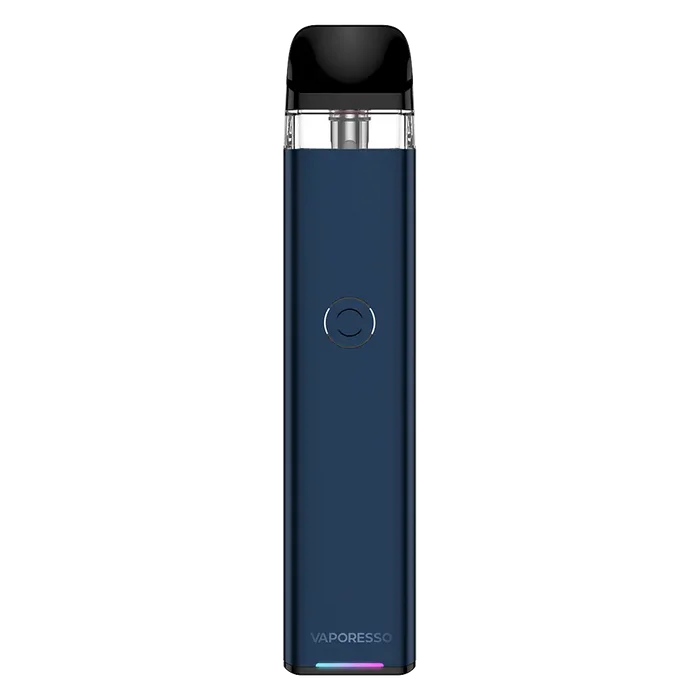 Vaporesso XROS 3 Pod Kit in Navy Blue with built-in battery and refillable pods for smooth MTL vaping