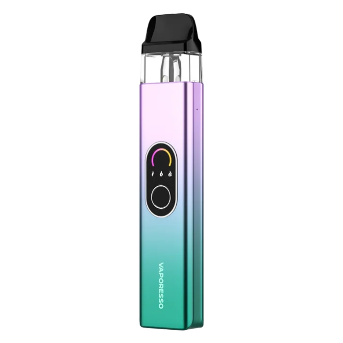 Vaporesso XROS 4 Pink Mint Pod Kit with adjustable airflow and refillable pods for smooth vaping