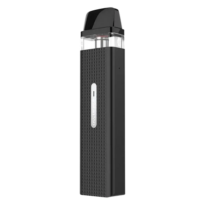 Vaporesso XROS Mini Vape Pod Kit in Black – compact and stylish pod system with a sleek black finish, 1000mAh battery, fixed airflow for consistent MTL draws, and SSS leak-resistant technology for mess-free vaping.