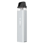 Load image into Gallery viewer, Vaporesso XROS Mini Vape Pod Kit in Silver – compact and stylish pod system with a sleek black finish, 1000mAh battery, fixed airflow for consistent MTL draws, and SSS leak-resistant technology for mess-free vaping.
