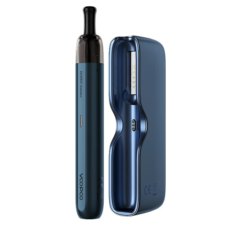 VooPoo Doric Galaxy Vape Kit in Blue - designed for beginner-friendly mouth-to-lung vaping