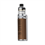 Load image into Gallery viewer, VooPoo Drag S Pro Pod Vape Kit in Sahara Brown – high-performance vape device with a bold leather finish, advanced GENE.FAN 3.0 chipset, and adjustable airflow control.
