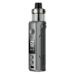 Load image into Gallery viewer, Voopoo Drag S2 60W Pod Kit in Gray Metal – powerful and vibrant vape device with up to 60W output, dynamic silver gradient finish, and advanced airflow and performance control.
