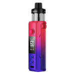 Load image into Gallery viewer, Voopoo Drag S2 60W Pod Kit in Modern Red – powerful and vibrant vape device with up to 60W output, dynamic silver gradient finish, and advanced airflow and performance control.
