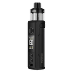 Load image into Gallery viewer, Voopoo Drag S2 60W Pod Kit in Spray Black – powerful and vibrant vape device with up to 60W output, dynamic silver gradient finish, and advanced airflow and performance control.
