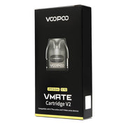 VooPoo Vmate Pods – 2ml leak-proof refillable pods with mesh coils; fits Vmate, Vmate Infinity & V.Thru kits.