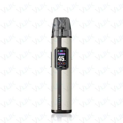 Elf Bar ELFX Pro Classic Edition Pod Kit in White – sleek and modern vape device with a minimalist design, smooth performance, and comfortable grip.