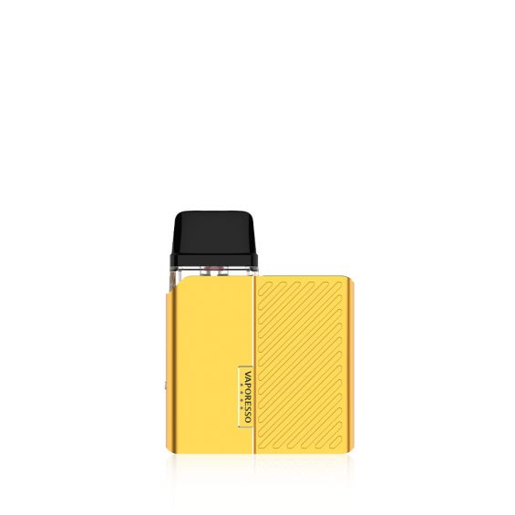 Vaporesso XROS Nano Pod Kit in Yellow – ultra-compact and sleek pod vape with an adjustable airflow, 1000mAh battery, and SSS leak-resistant technology for smooth and reliable MTL vaping.