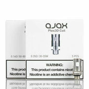 Pack of three Innokin Ajax PLEX3D sub-ohm replacement coils available in 0.35ohm or 0.16ohm options for improved vapor and flavor.