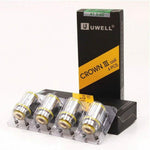 Load image into Gallery viewer, Uwell Crown III replacement vape coils, pack of 4 with 0.4Ω resistance options for Crown III tank.

