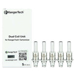 Load image into Gallery viewer, Genuine KangerTech Dual Coil Unit – 1.5Ω replacement coils, pack of 5 compatible with Kanger clearomizers.
