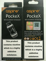 Load image into Gallery viewer, Genuine Aspire PockeX Replacement Coils – 1.2Ω coils, pack of 5 for Aspire PockeX vape kit.
