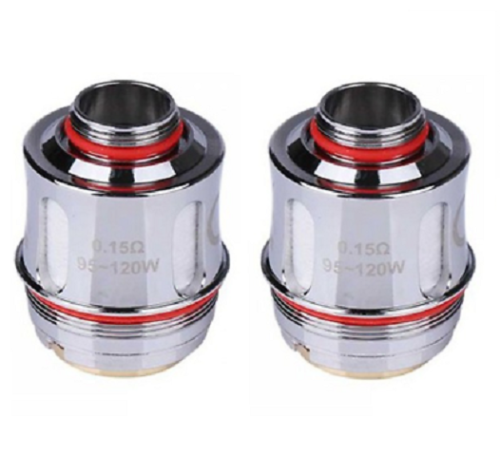 Pack of Uwell Valyrian 0.15Ω dual replacement coils designed for enhanced flavor and vapor production.