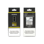 Load image into Gallery viewer, VooPoo S1 replacement pods, original pack of 4 refillable cartridges for Drag Nano S1 pod vape kit.

