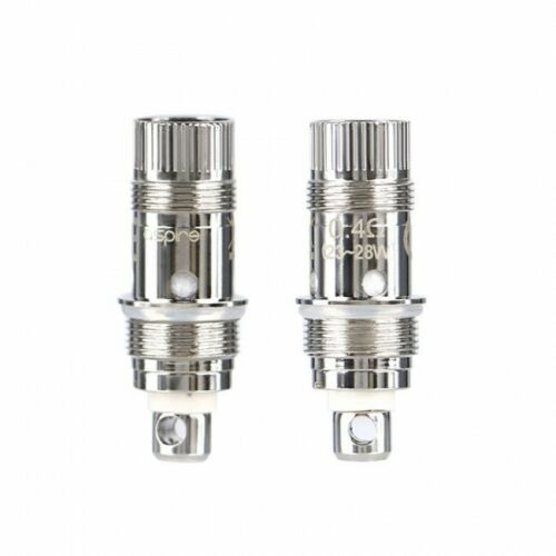 Pack of five Aspire Nautilus 2S mesh replacement vape coils, available in 0.7ohm and 0.4ohm resistance options for smooth vaping performance.