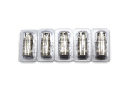 Pack of five genuine Aspire Atlantis replacement atomizer coils designed for optimal flavor and vapor production.