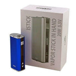 Load image into Gallery viewer, Authentic Eleaf iStick mod vape e-cigarette in Blue, with adjustable 20W and 30W power settings, featuring a 2200mAh rechargeable battery for extended vaping sessions.
