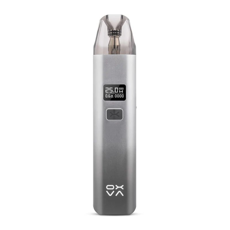 OXVA Xlim V2 Pod Kit in Black White, a compact 25W pod system with a built‑in 900mAh battery and 2ml e‑liquid capacity, designed for smooth vapor production, adjustable airflow, and a reliable all‑day vaping experience.
