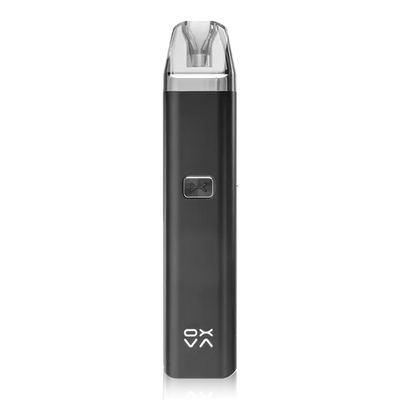 OXVA Xlim C Pod Kit E‑Cigarette in Black with 900mAh battery and up to 25W output, paired with 2ml replacement pods, offering a sleek and durable design for smooth vapor production, long battery life, and a satisfying vaping experience.