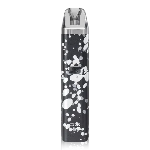 OXVA Xlim C Pod Kit E‑Cigarette in Black Camo with 900mAh battery and up to 25W output, paired with 2ml replacement pods, offering a sleek and durable design for smooth vapor production, long battery life, and a satisfying vaping experience.