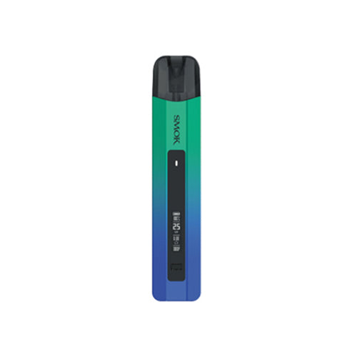 SMOK Nfix Pro 25W Pod System Kit in Blue Green – ultra-slim and powerful pod device with an adjustable 5–25W output, 700mAh battery, and compatibility with LP1 coils for precise MTL vaping.