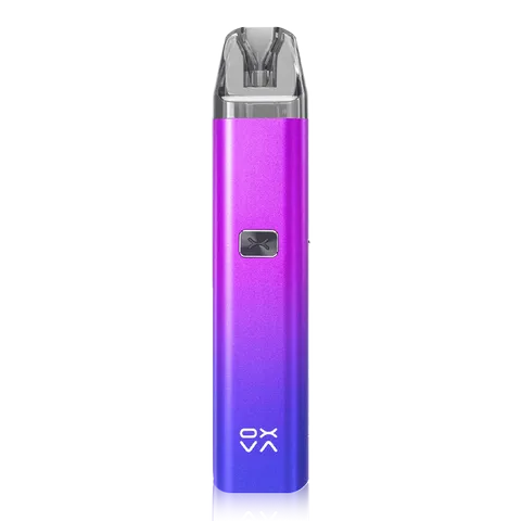 OXVA Xlim C Pod Kit E‑Cigarette in Blue Purple with 900mAh battery and up to 25W output, paired with 2ml replacement pods, offering a sleek and durable design for smooth vapor production, long battery life, and a satisfying vaping experience.