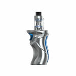 Load image into Gallery viewer, Smok Mag V8 Mod Vape Kit in Chrome – a powerful and rugged device inspired by the shape of a gun handle, featuring a single 21700/20700/18650 battery compatibility, TFV8 Baby V2 tank, and a striking black finish for maximum style and performance.

