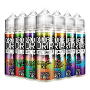Double Drip Coil Sauce 50ml e-liquid with 80VG/20PG ratio, offering a zesty lemon candy flavor.