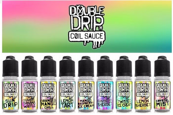 Double Drip Coil Sauce Sub Ohm Vape Juice 3mg, 6mg 10ml 70/30 VG/PG | Pack of 10x 10ml