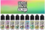Double Drip Coil Sauce Sub Ohm Vape Juice 3mg, 6mg 10ml 70/30 VG/PG | Pack of 10x 10ml.