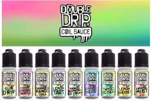 Double Drip Coil Sauce Sub Ohm Vape Juice 3mg, 6mg 10ml 70/30 VG/PG | Pack of 10x 10ml