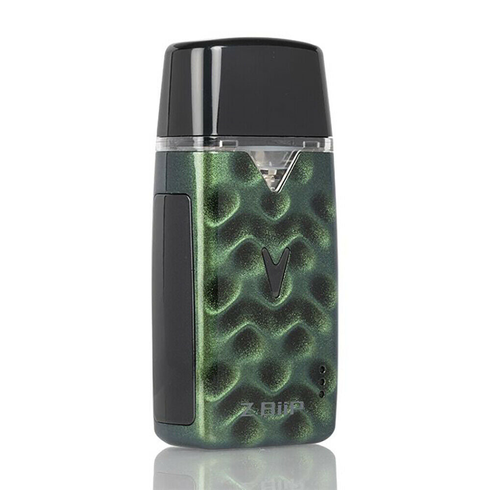Innokin Z Biip Pod Vape Kit in Emerald Dune – an intuitive and versatile pod system with a built-in 1500mAh battery, audible sound indicators, adjustable airflow, compatibility with Z-Coils for excellent flavour, and a sleek black finish perfect for MTL and restricted DTL vaping.