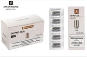 Pack of five GS G6 Pro replacement coils designed for the G6 kit, providing consistent flavor and vapor production.