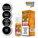 Load image into Gallery viewer, Fruity Juice Nic Salt 10ml Vape E Liquid 10mg Vape Juice 50/50 VG/PG
