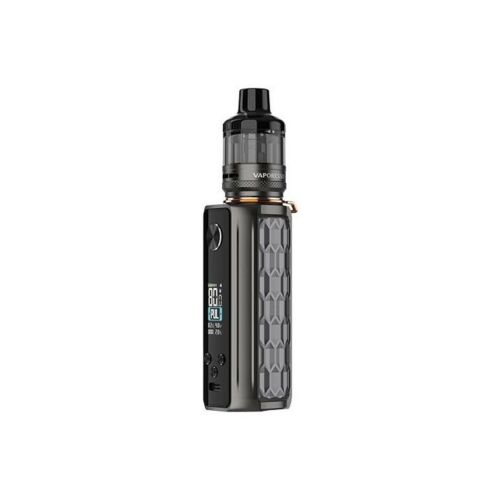 Vaporesso Target 80 Pod Mod Kit in Grey – robust and compact pod mod with a 3000mAh built-in battery, up to 80W output, AXON chip, and GTX pod compatibility for powerful sub-ohm vaping performance.