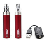 Load image into Gallery viewer, 2200mah GS eGo II - Pack of Two Huge Capacity Battery With USB Charger - TPD Compliant.

