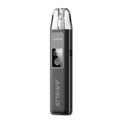 VOOPOO Argus G Vape Kit in Aurora Gloss Black – stylish and high-performance pod system with a 1000mAh battery, OLED screen, airflow adjustment, and GENE.AI chip for smooth and flavorful MTL vaping