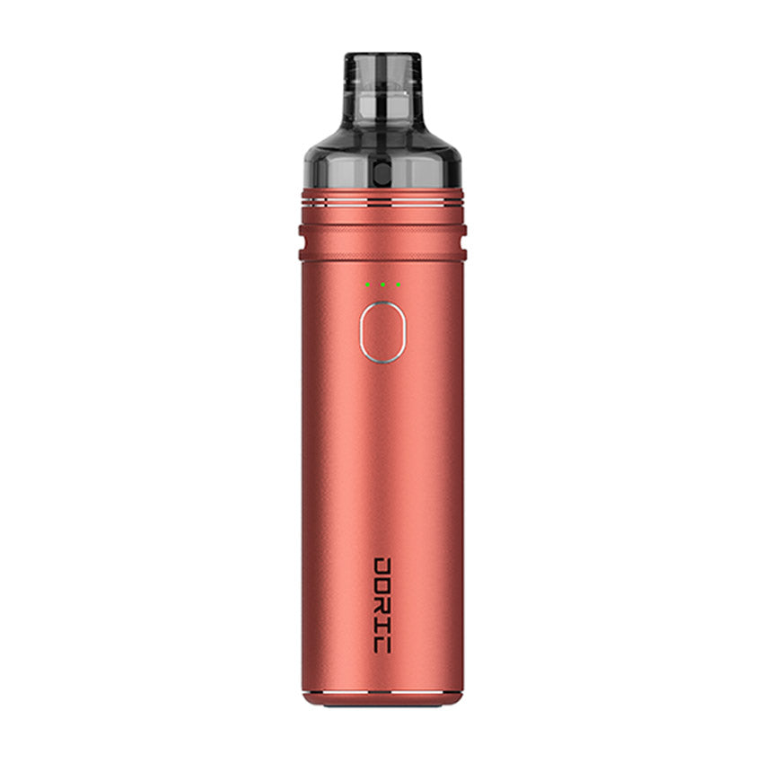 Voopoo Doric 60 Pod Kit in Grape Fruit Red – compact and durable pod mod with a 2500mAh battery, 60W max output, GENE chip performance, and PnP pod compatibility for versatile vaping styles.